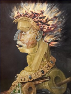 Feuer Kunsthistorisches Museum Giuseppe Arcimboldo Ölgemälde